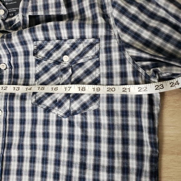 Bongo Plaid Button Down Shirt XL - Picture 8 of 9